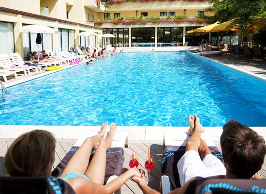 Aperitif by the pool